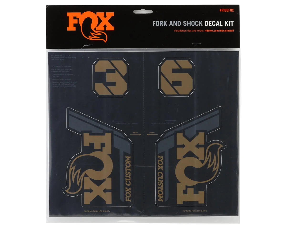 Fox Suspension Custom Decal Kit (Kashima) (All Models Except Step Casts) - view 2